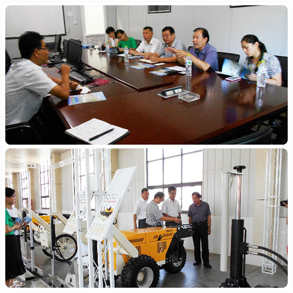 The leaders of Jining High-tech Zone Economic Development Bureau and Jining Machinery Industry Chamber of Commerce visited our company