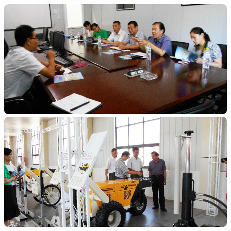 The leaders of Jining High-tech Zone Economic Development Bureau and Jining Machinery Industry Chamber of Commerce visited the company
