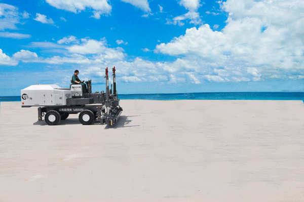 Telescopic arm laser overall telescopic effect